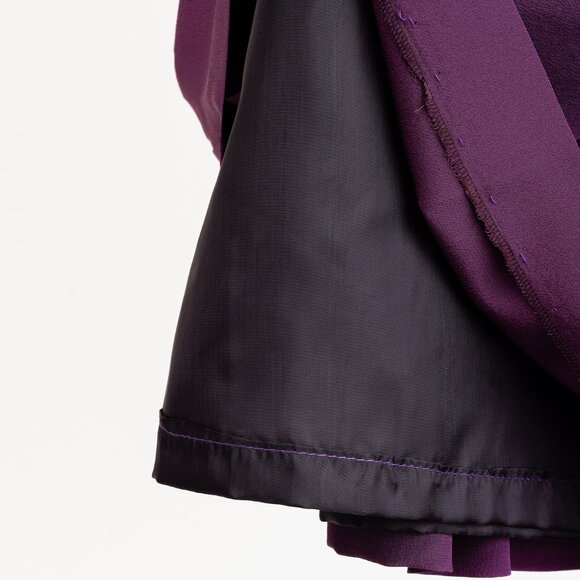 Miu Miu Purple Drop Waist Skirt - Picture 7 of 8